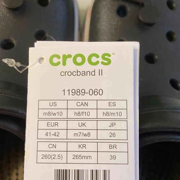 New Crocbands 2 clog size M8W10 - Picture 5 of 5